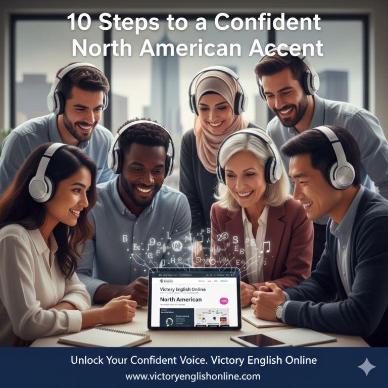 10 Steps to Improve Your English Speaking Accent (And How Victory English Online Can Help!)